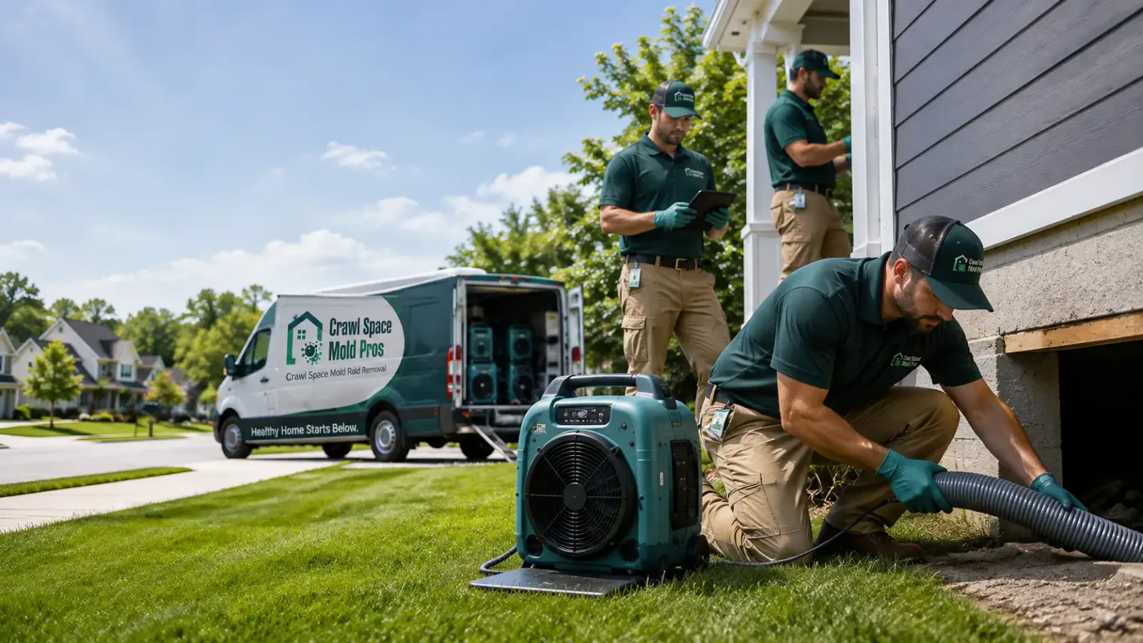 Crawl Space Mold Removal in Oakpark, VA